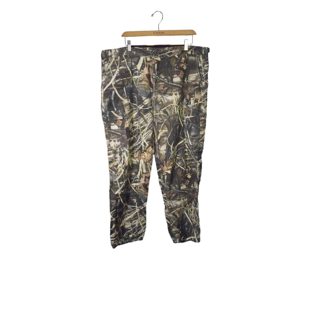 Ranger Advantage Max Camo Pants Men's L Drawstring Ankles Cargo Camouflage Long